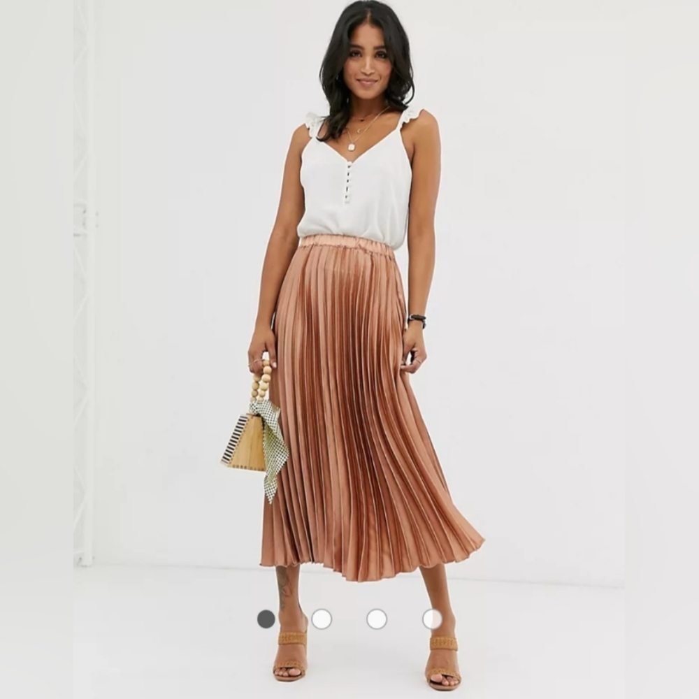 ASOS Pleated Midi Skirt